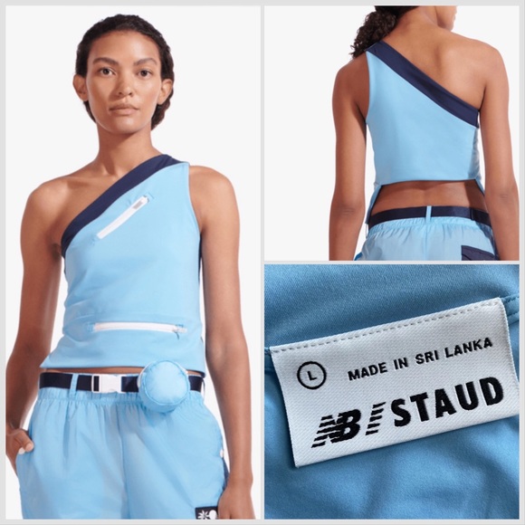 STAUD Tops - NWT New Balance x STAUD asymmetric tank